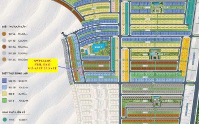 Chuyển nhượng Biệt thự song lập 10×20, khu 7 dãy 6 Florida 1 Novaword Phan Thiết